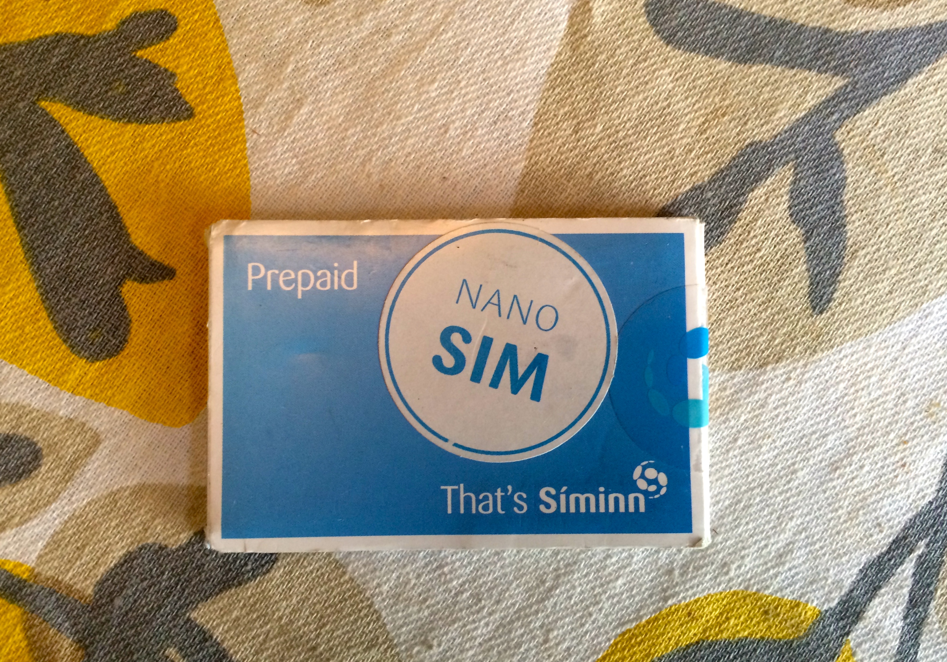  SIM card SIMINN Сотовые операторы, покупка сим-карты в Исландии